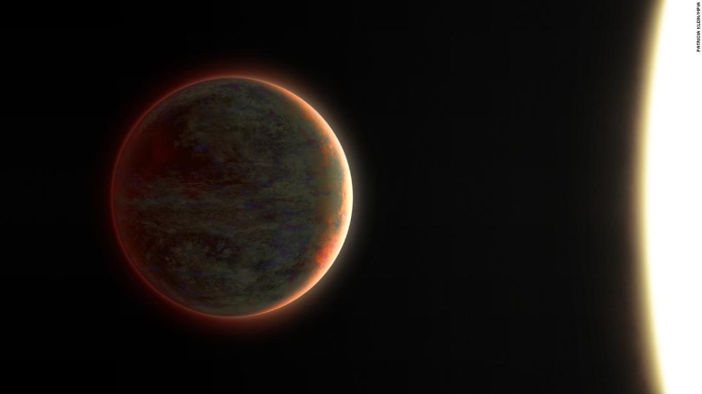 Liquid gems may rain from the sky on this hot exoplanet