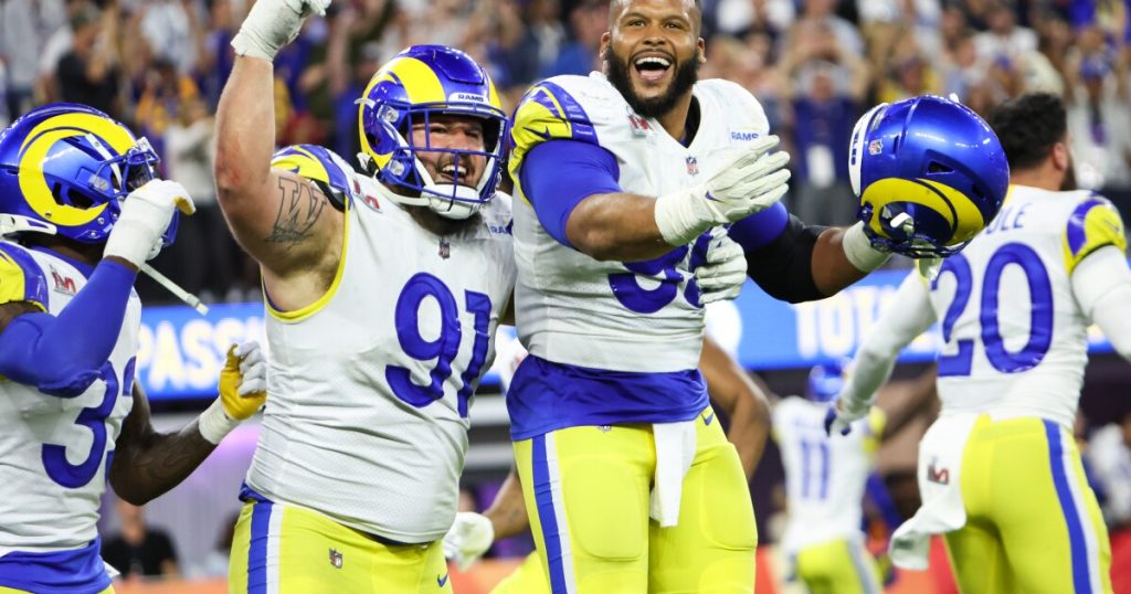 When will the Los Angeles Rams celebrate the 2022 Super Bowl?