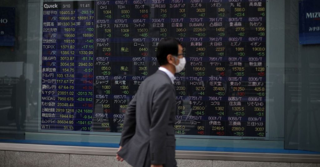 Asian stocks hit 16-month lows due to fire at Ukraine nuclear plant