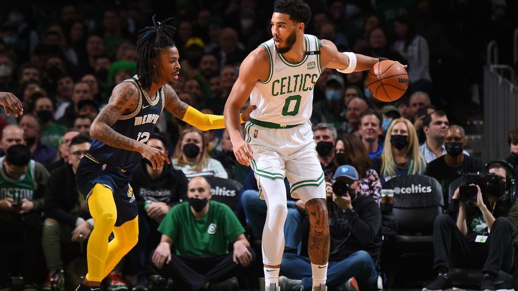 Boston Celtics star Jason Tatum scores 21 in fourth to beat Ja Morant and the Memphis Grizzlies.
