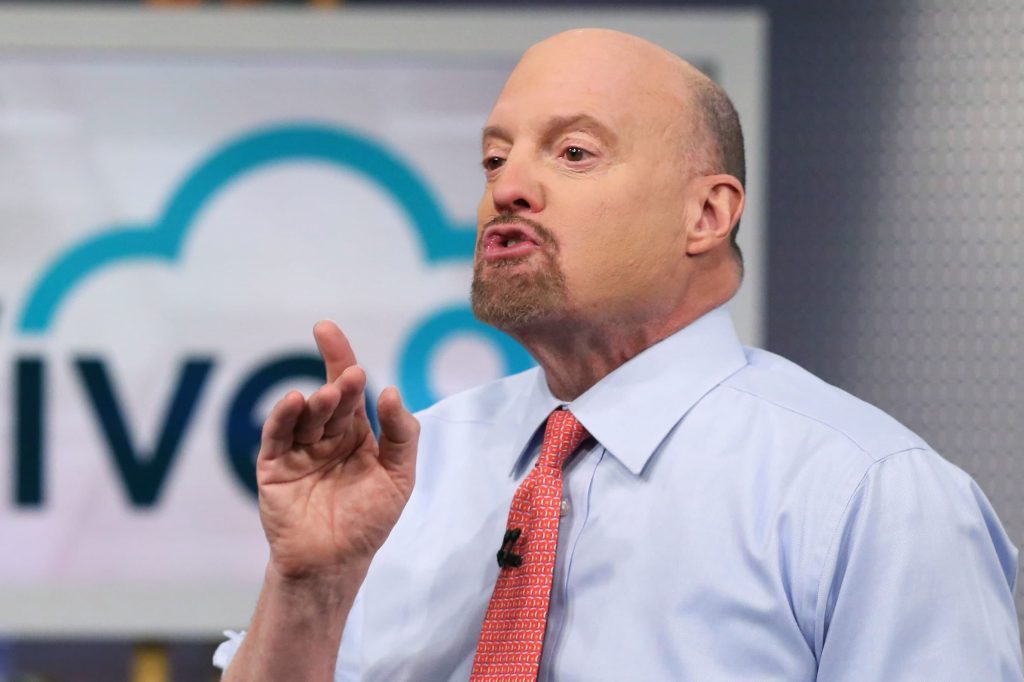 Cramer says stocks may fall sooner than expected because Wall Street is so negative