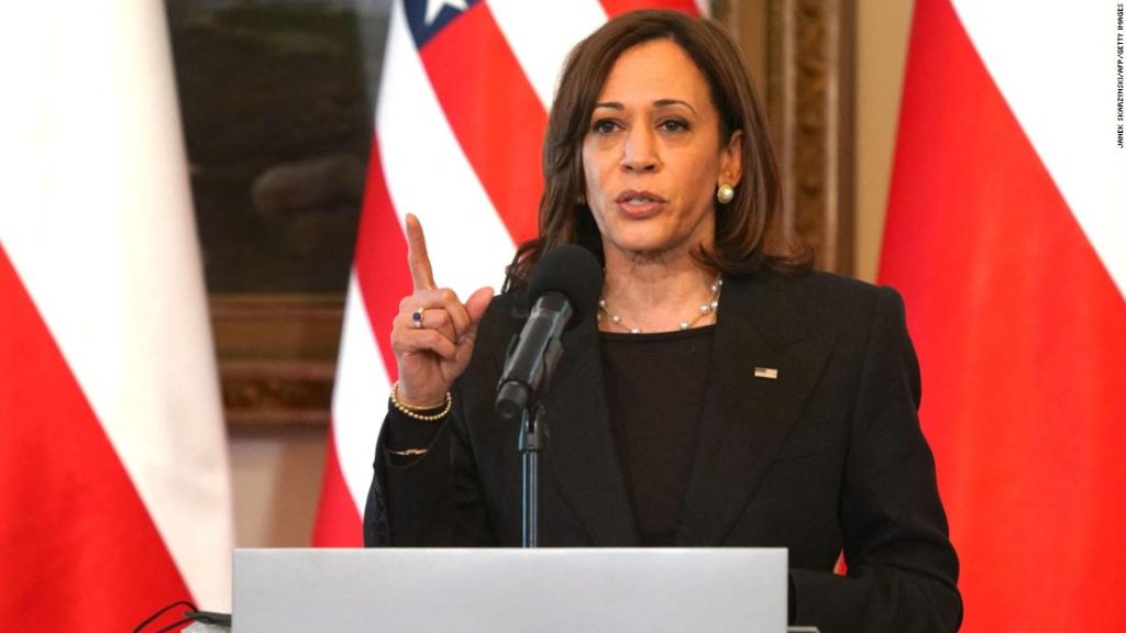 Harris describes the US commitment to NATO as "resolute".