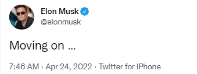 Tesla CEO Musk hints at 'moving on' from Twitter's takeover bid, days after filing documents with the SEC