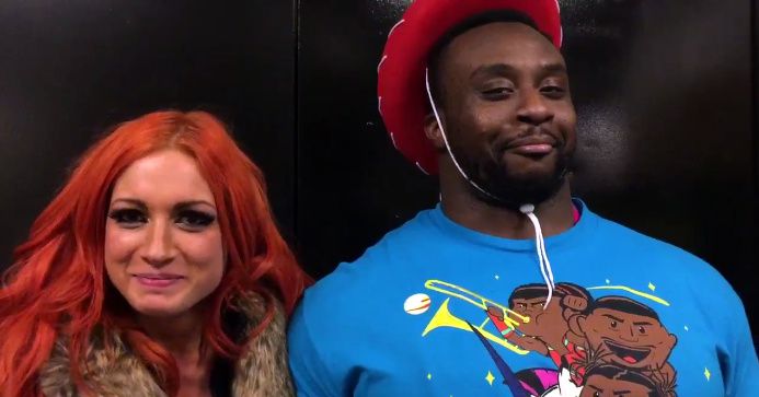 Becky Lynch praises Big E.  Open discussions about mental health