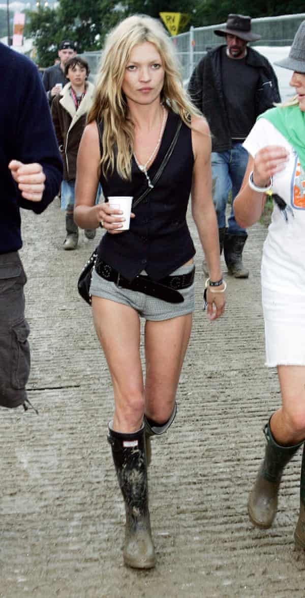 Kate Moss gave Wells Hunter a boost after wearing it at Glastonbury in 2005.