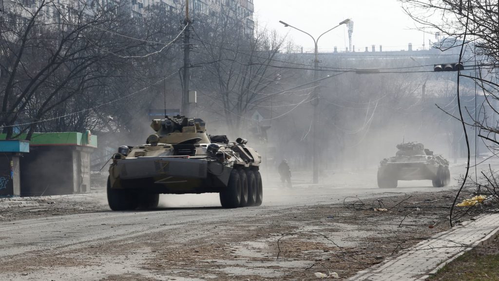 The Pentagon is monitoring reports of a possible Russian chemical attack in Mariupol