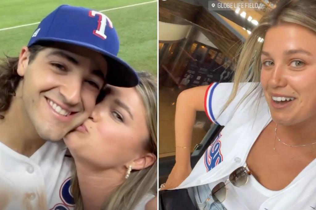Rangers wife expecting Josh Smith on his MLB debut