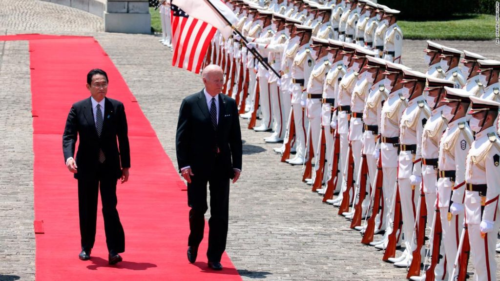 Biden in Japan: The president intends to unveil an economic plan to confront China in Asia