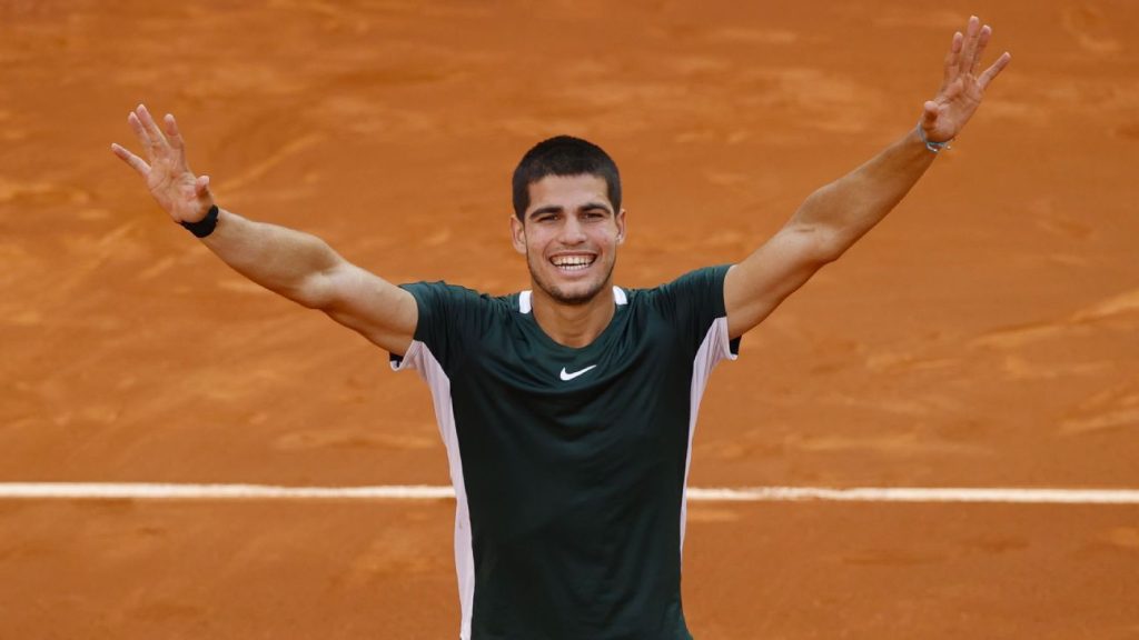 Carlos Alcaraz defeats world number one Novak Djokovic to reach the Madrid Open final