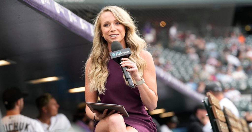 MLB reporter Kelsey Wingert recovers after '95 MPH line drive' to the head