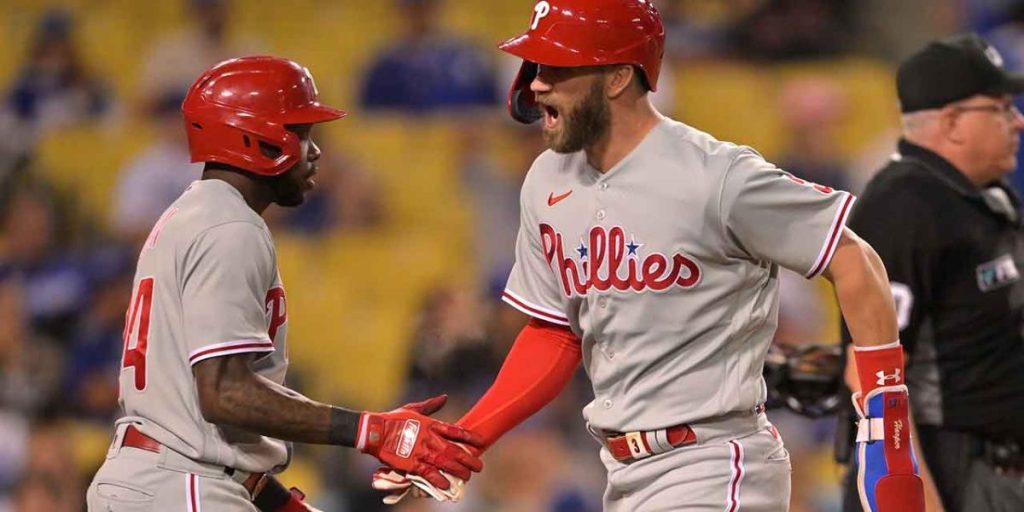 Phillies vs Dodgers: Bryce Harper, the most hitter in MLB, gives Phillies the strength to win