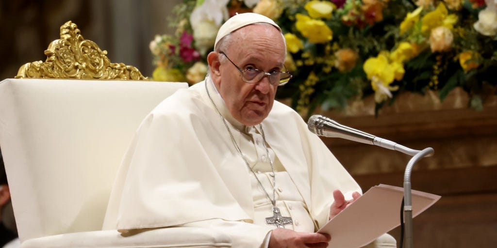 Pope says Russians are learning that their "tanks are useless" in Ukraine