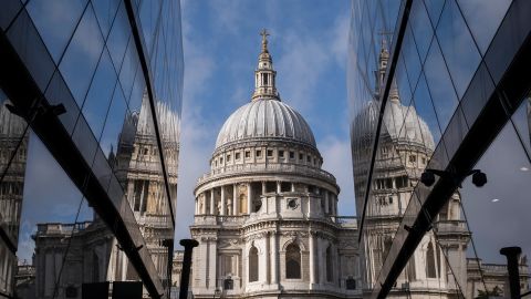 File photo of St. Paul's Cathedral, site of the Thanksgiving Friday service.