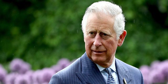 LONDON, ENGLAND - MAY 17: Prince Charles, Prince of Wales between the Alums during a visit to Kew Gardens on May 17, 2017 in London, England. 