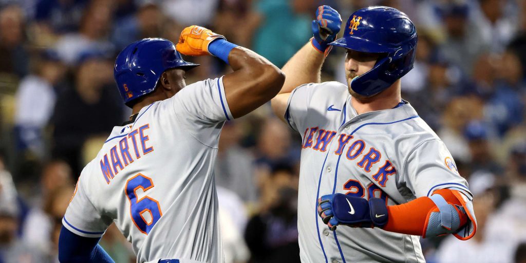 Pete Alonso scores two home games in Mets win over Dodgers