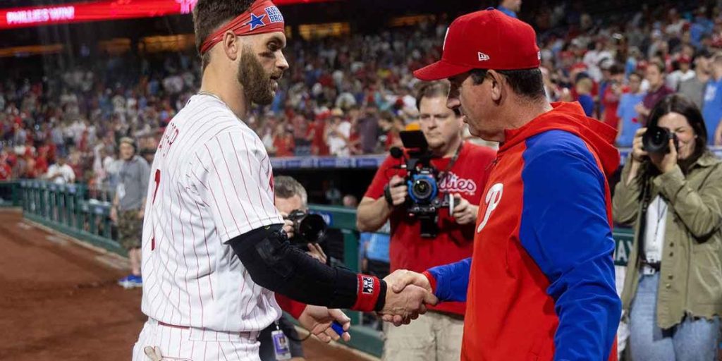 Phillies vs. Angels: Bryce Harper, Kyle Schwarber Homer twice in Rob Thompson's debut