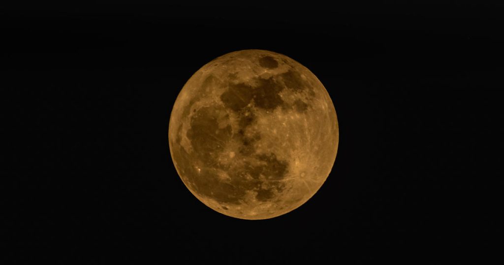 The giant strawberry moon for June will take over the sky on Tuesday night