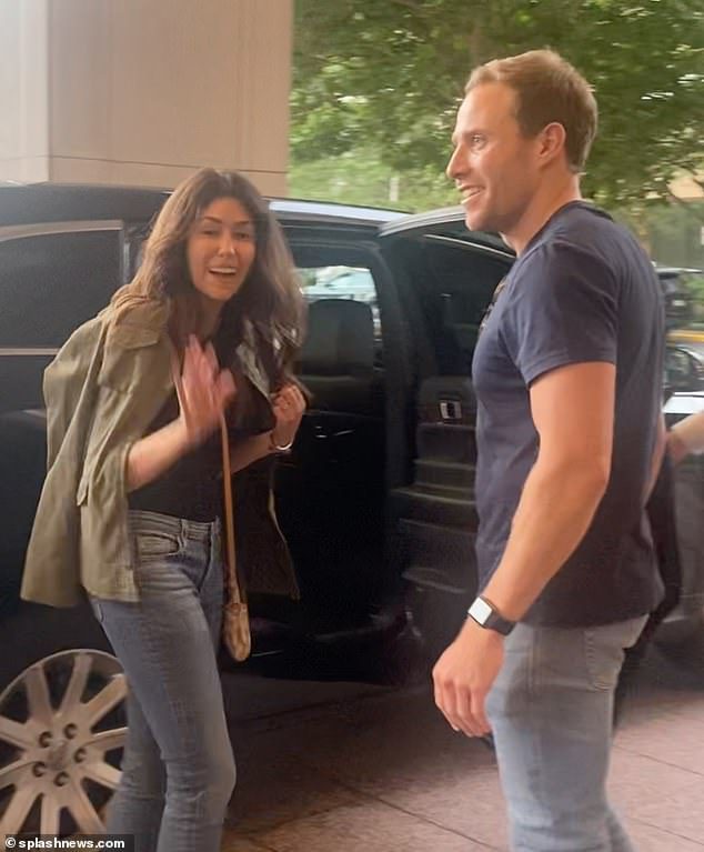 Camille Vasquez, 37, and her boyfriend Edward Owen were seen leaving a Virginia hotel near Fairfax County Courthouse — refuting rumors that the attorney was dating the Pirates of the Caribbean star.