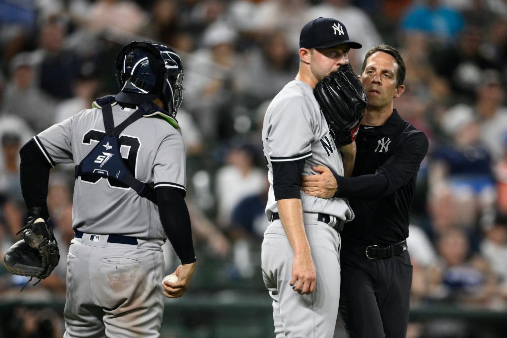 Michael King Yankees season ended with a broken elbow