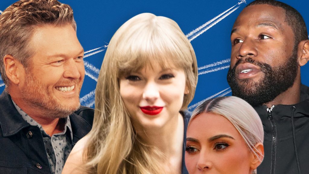 Taylor Swift and Kim Kardashian are among the celebrities who have left the biggest carbon footprint