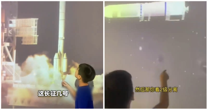 A Chinese boy leaves in a whirlwind after pointing out factual errors in the planetarium's educational video