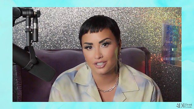 'I'm officially changing the pronouns to them/them': Demi came out as non-binary and revealed their pronouns/pronouns last year in a video posted to Twitter