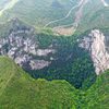 Scientists have discovered an ancient forest inside a giant crater in China
