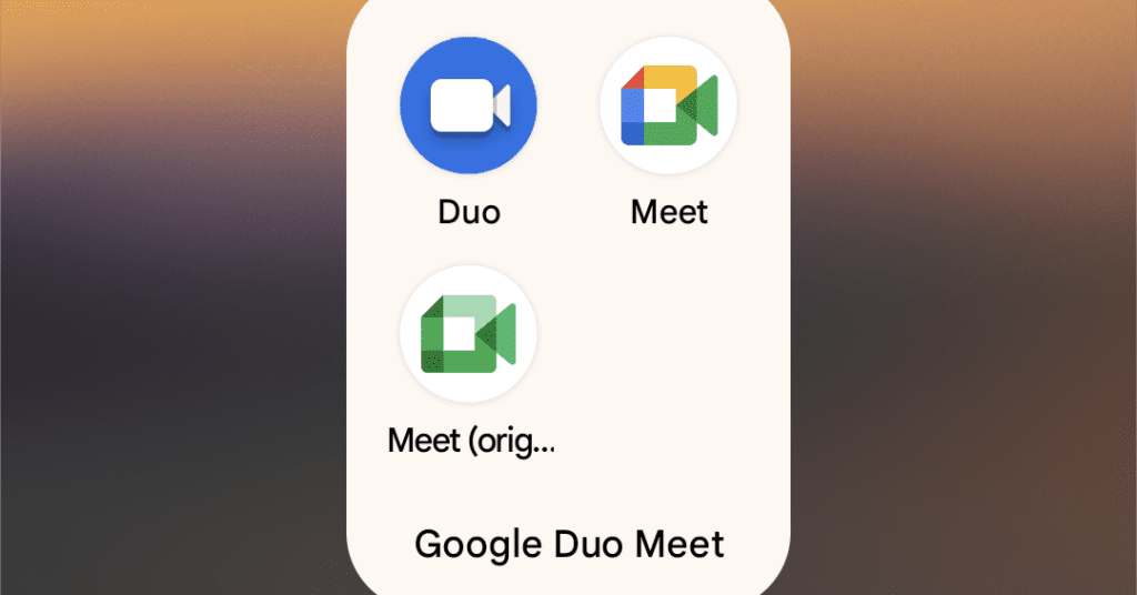 Google Duo brought back (sort of) because its transition to Meet is too confusing