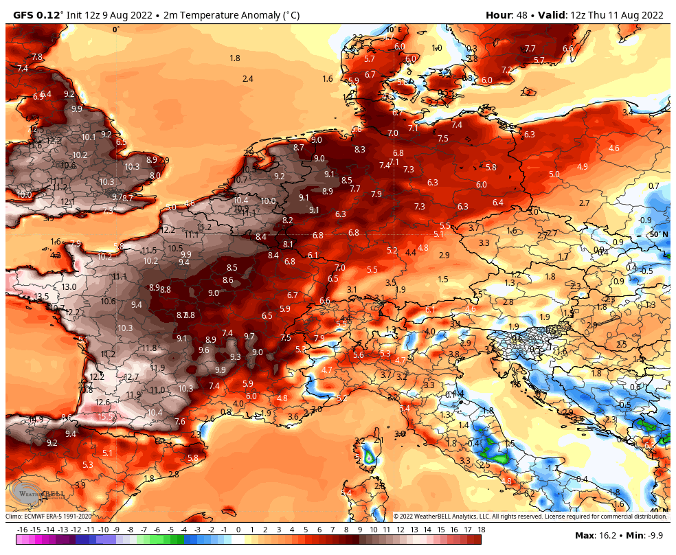 Another wave of intense heat is targeting Europe, resulting in alerts