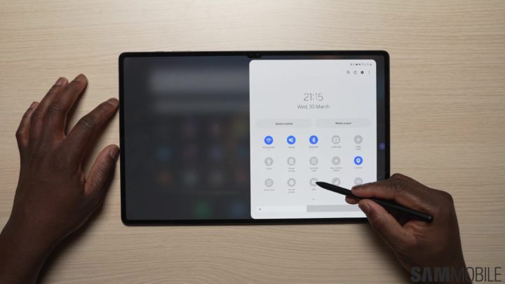 Galaxy Tab S8 gets Android 12L update (One UI 4.1.1) with better multitasking