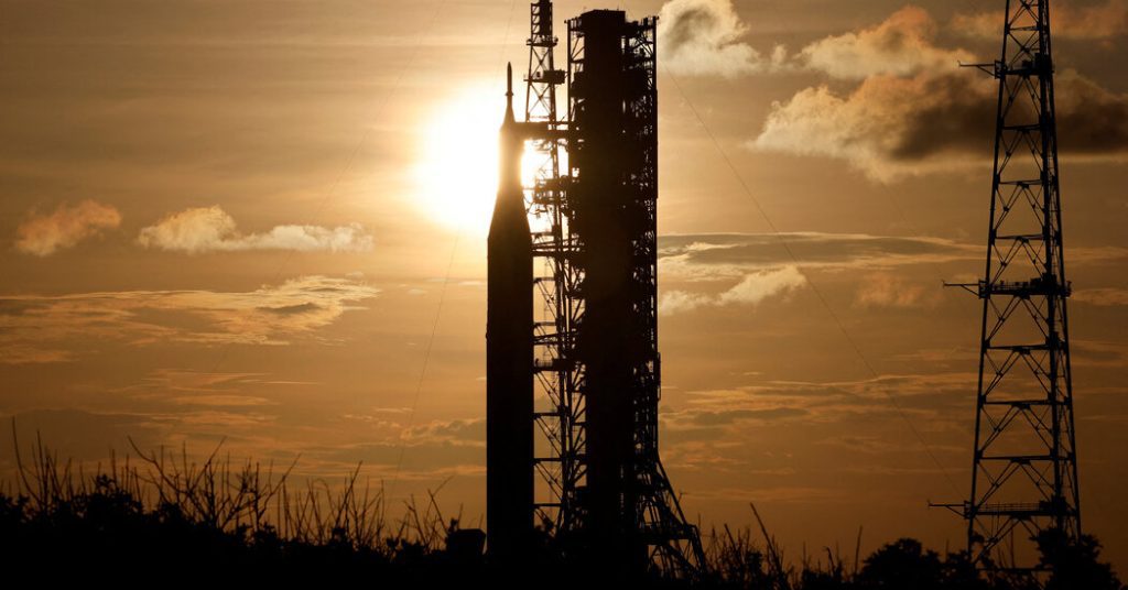 Watch NASA’s Artemis Moon Rocket launch on the launchpad