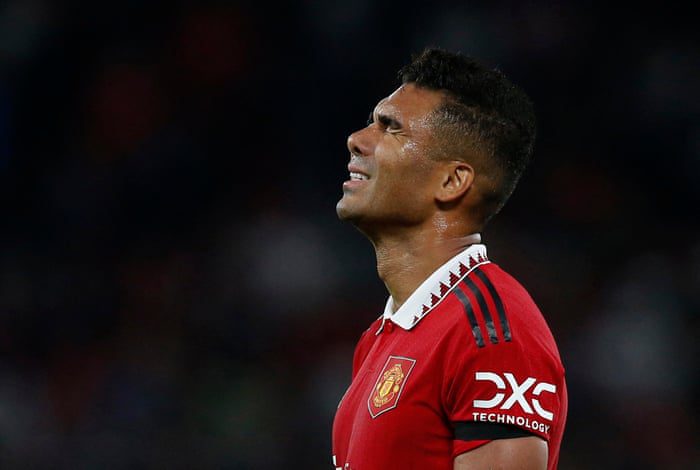 Casemiro responded to the final whistle as Manchester United lost at home.
