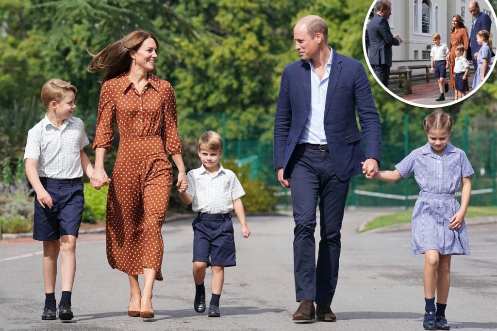 Prince William, Kate Middleton radiate as they drop off the kids on the first day of school