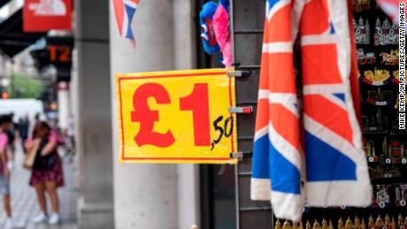 Sterling hits 37-year low as the British economy slumps