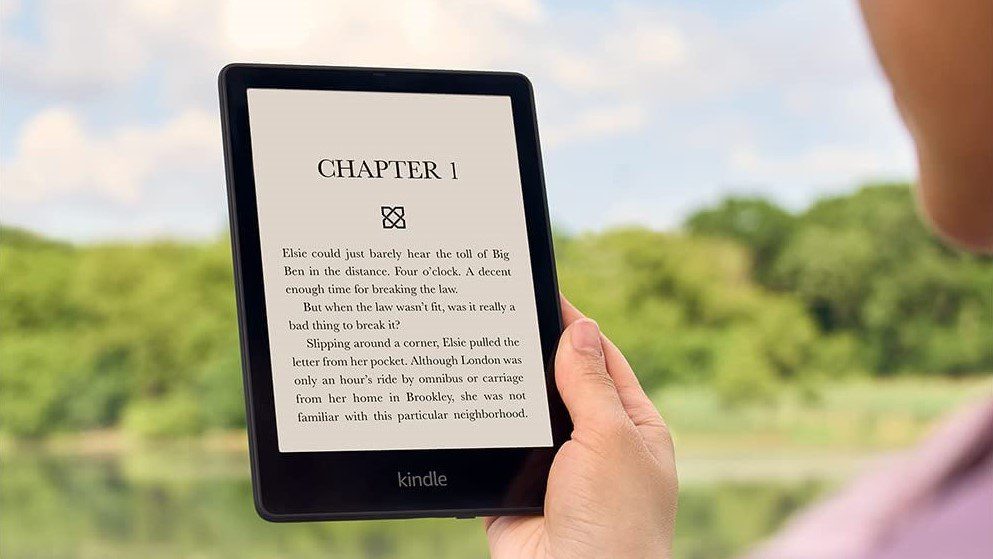 Amazon Kindle Paperwhite within reach