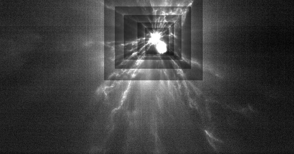 Hubble Space Telescope Dimorphos Asteroid After DART Impact