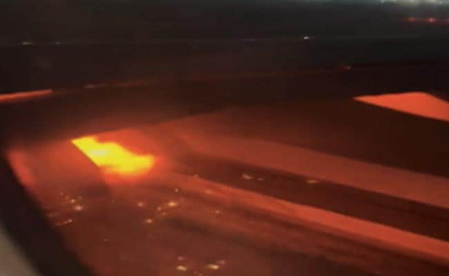 Indigo plane engine fire: A passenger describes the fire on the runway at Delhi Airport: "It was at full speed..."