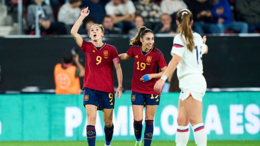 Spain vs USA - Football Match Report - October 11, 2022