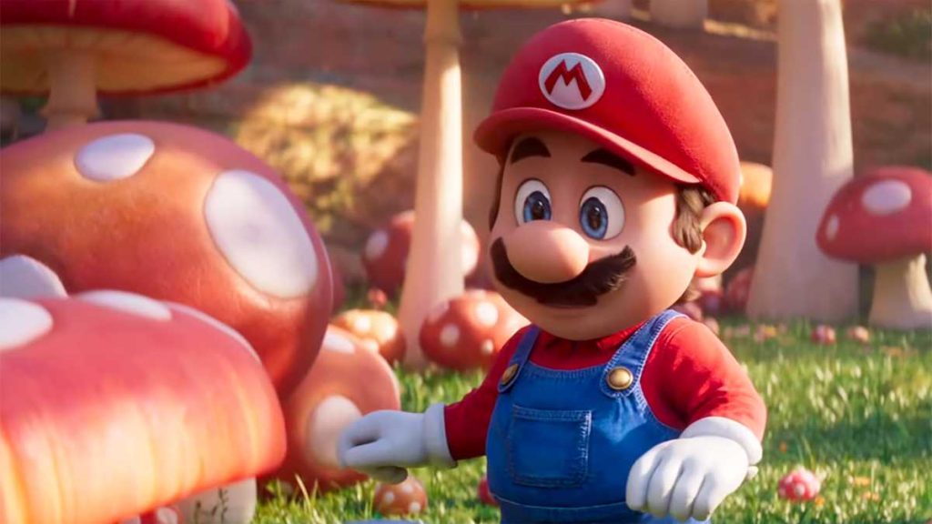 The trailer for the movie Super Mario Bros.  First look at Chris Pratt as Mario