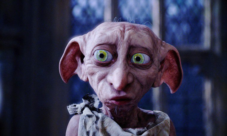 Dobby's House Elf in Harry Potter and the Chamber of Secrets, 2002.