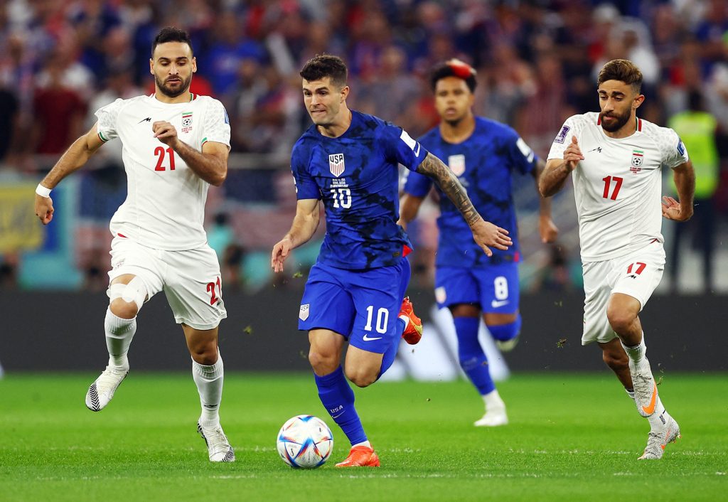 US striker Christian Pulisic scored the winning goal against Iran on Tuesday, forcing the Islamic Republic out of the World Cup.