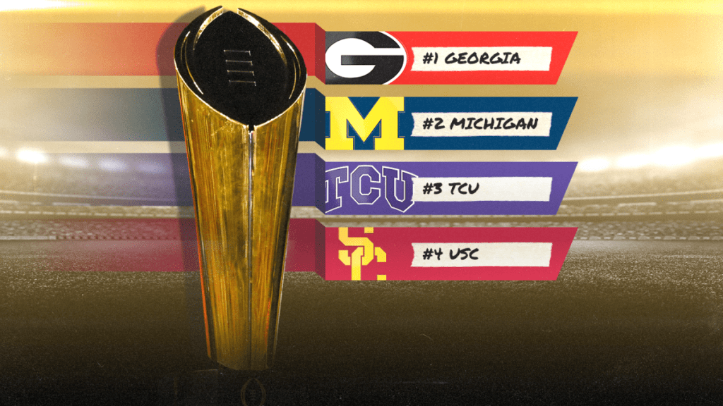 College Football Playoff Rankings: Michigan and CSU advance as USC enters a four-team field in the top 25 freshman