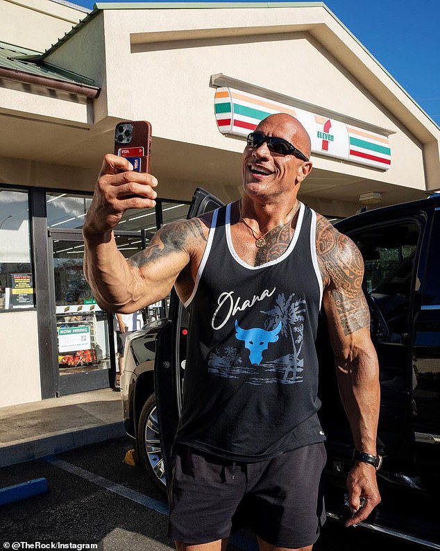 THE LATEST: Dwayne Johnson, 50, on Monday took to Instagram to document a visit to the 7-Eleven store in Hawaii where he used to shoplift as a teenager — this time buying Snickers store inventory while picking up the tabs for surprised and starstruck customers