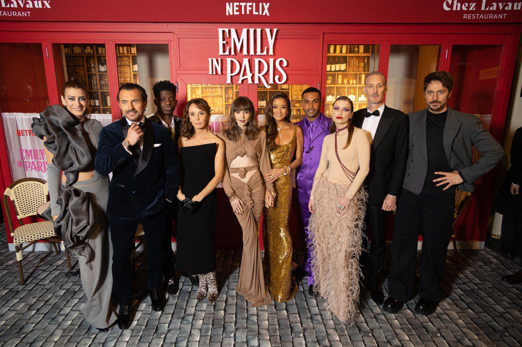 "Emily in Paris" by Netflix - Season 3 World Premiere: Inside the Photocall at the Théâtre des Champs-Elysées in Paris