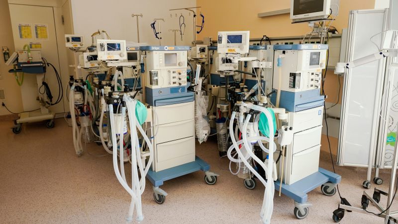 A hospital patient has been arrested for allegedly shutting off a neighbour's 'noisy' oxygen machine