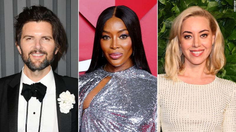Adam Scott, Naomi Campbell, Aubrey Plaza are among the celebrities honoring this year's CNN Heroes