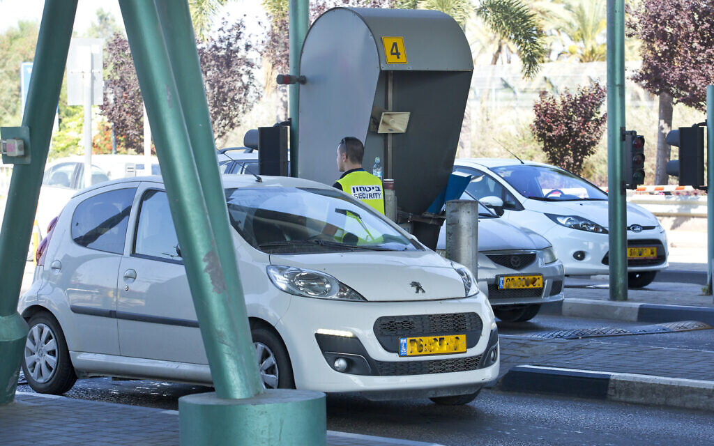 Palestinian car thief crashes through Ben Gurion Airport checkpoint with bullets: Police
