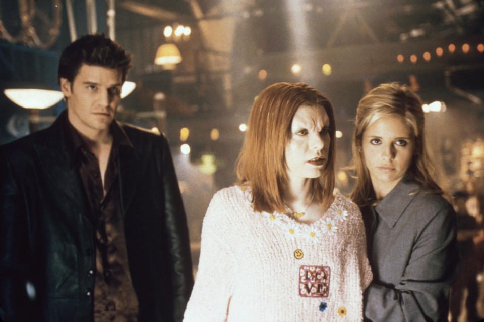 David Boreanaz, Alyson Hannigan and Sarah Michelle Gellar in Buffy the Vampire Slayer & # 39;  Which will be rebooted (Photo: 20th Century Fox Film Corp/Courtesy Everett Collection)